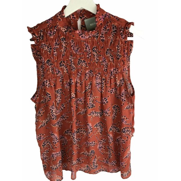 Maeve Tops - Anthropologie MAEVE Tank Sleeveless Tiger Size 4